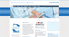 Desktop Screenshot of calhounlibertyhospital.com
