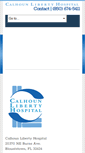 Mobile Screenshot of calhounlibertyhospital.com